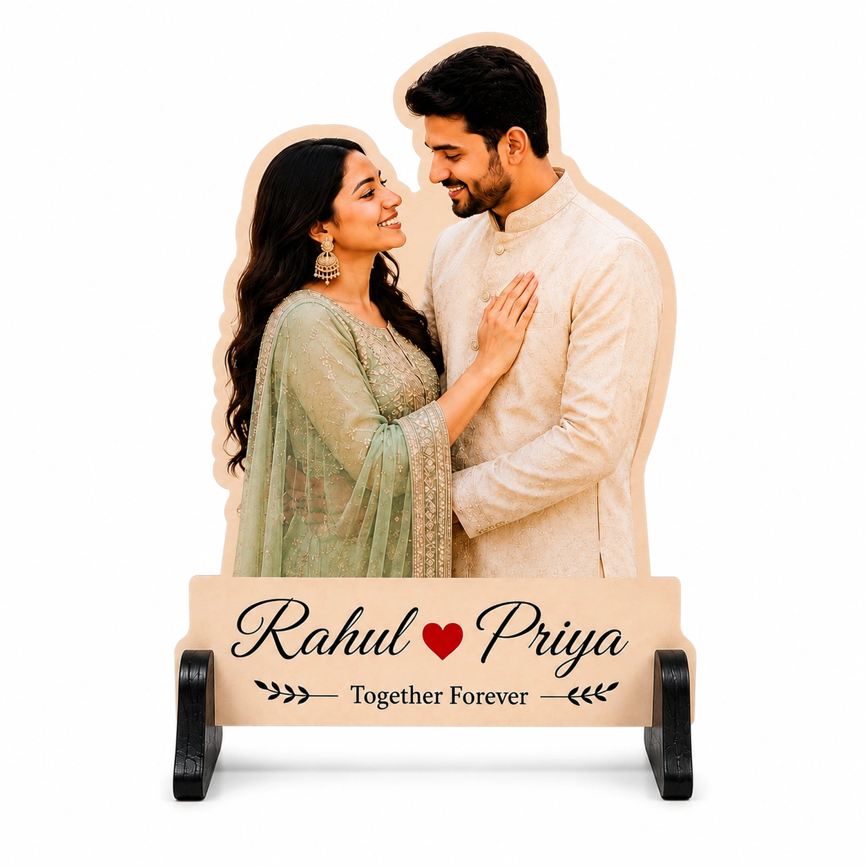 Couple Name Photo Cutout